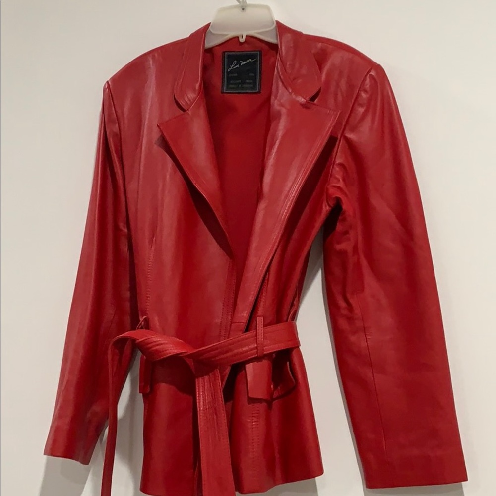 Real leather jacket
